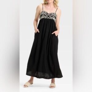 EUC A New Day Black Maxi Dress